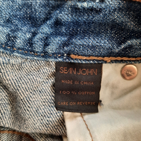 Sean John Denim Shorts Men's 36 GUC 90s Y2k 100% Cotton - Picture 7 of 11